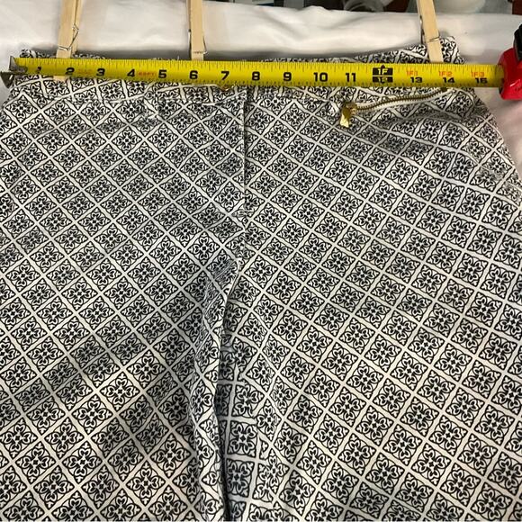 Jones New York Stretch Signature Bermuda Short Black/White 4P Casual Classic - Picture 5 of 11